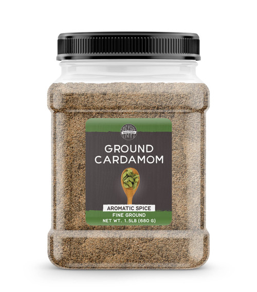 Birch & Meadow 1.5 lb of Ground Cardamom, Spicy & Fruity, Versatile