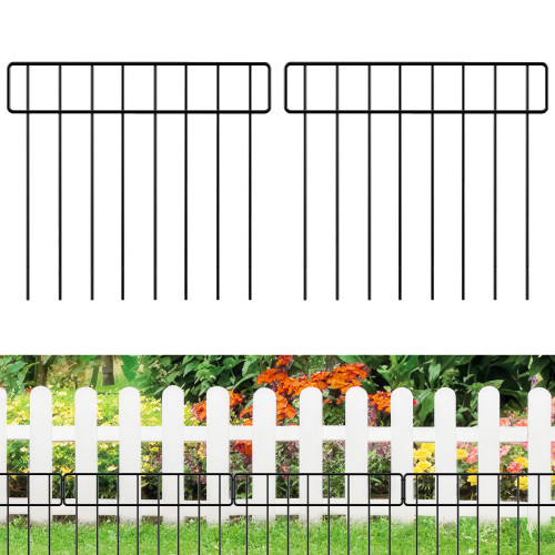 30Ft(L) X 13Inch(H) Animal Barrier Fence, 21 Pack Decorative Garden Fence, Rustproof Metal Garden Fence Border, No Dig Fence Panels for Dog Rabbits Ground Stakes Defense and Outdoor Patio 30Ft(L) X 13Inch(H) Animal Barrier Fence, 21 Pack Decorative Garden Fence, Rustproof Metal Garden Fence Border, No Dig Fence Panels for Dog Rabbits Ground Stakes Defense and Outdoor Patio