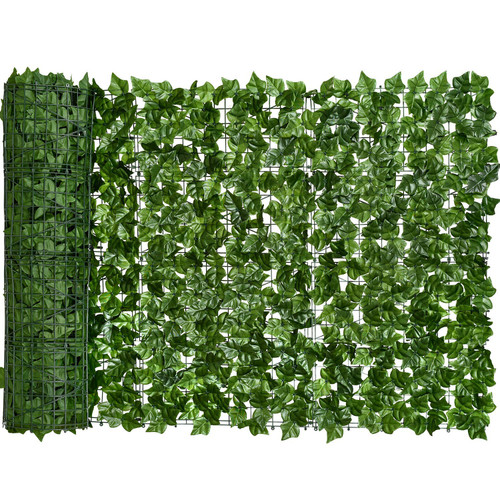 98.4x39.4in Artificial Ivy Privacy Fence Wall Screen, Artificial Hedges Fence and Faux Ivy Vine Leaf Decoration for Outdoor Garden Decor 98.4x39.4in Artificial Ivy Privacy Fence Wall Screen, Artificial Hedges Fence and Faux Ivy Vine Leaf Decoration for Outdoor Garden Decor