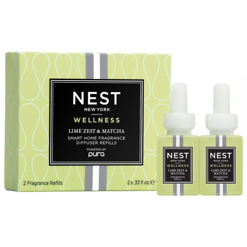 NEST New York Lime Zest & Matcha Smart Home Fragrance Diffuser Refill, Set of 2 - Smart Vials NEST New York Lime Zest & Matcha Smart Home Fragrance Diffuser Refill, Set of 2 - Smart Vials