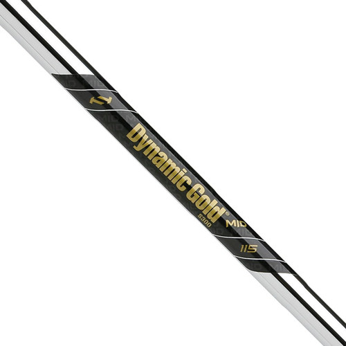 Dynamic Gold MID 115 X100 X-Stiff Flex Iron Shafts - .355 Taper Tip (Choose Length) (38.0" 7-Iron)