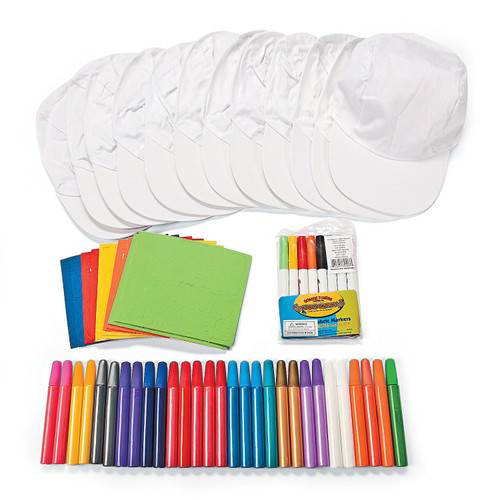 DIY Adventure Hat Craft Kit to Make 12 Hats - Crafts for Kids and Fun Home Activities
