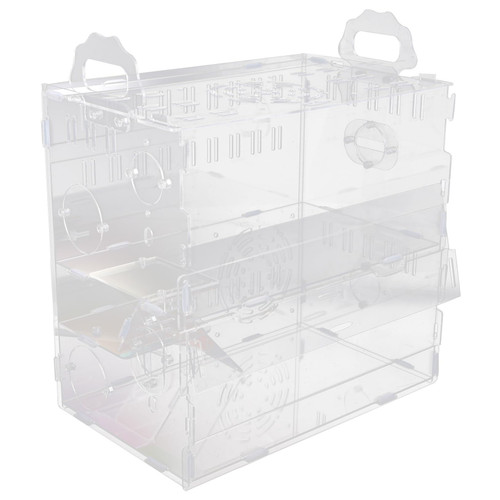1pc Hamster Cage Villa Cage for Small Pets Guinea Pig Castle Small Animal Villa Cage Chinchilla House Chinchilla Cage Hamster Small Villa Hamster Small House Small Pet Hut