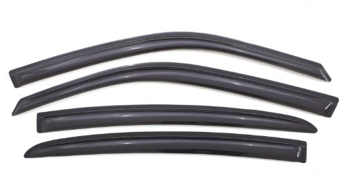 Auto Ventshade 94313 Original Ventvisor Side Window Deflector Dark Smoke, 4-Piece Set for 2011-2018 Dodge Charger