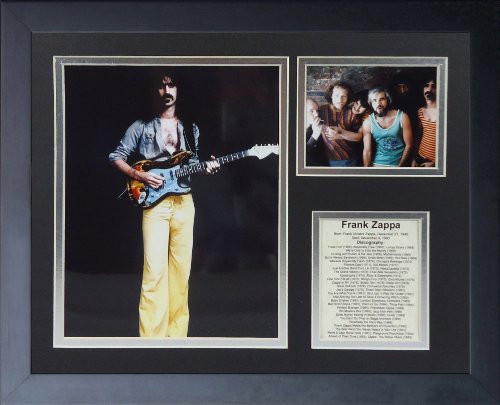 Legends Never Die Frank Zappa Framed Photo Collage, 11 by 14-Inch