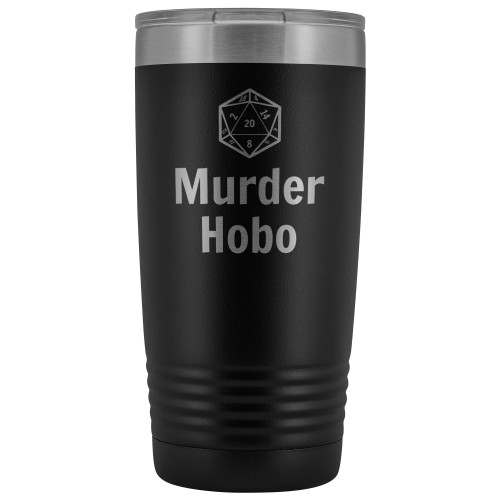 Murder Hobo D20 Tumbler 20oz novelty gift d&d coffee mug dnd gifts pathfinder cup dungeons and dragons travel mugs insulated Murder Hobo D20 Tumbler 20oz novelty gift d&d coffee mug dnd gifts pathfinder cup dungeons and dragons travel mugs insulated