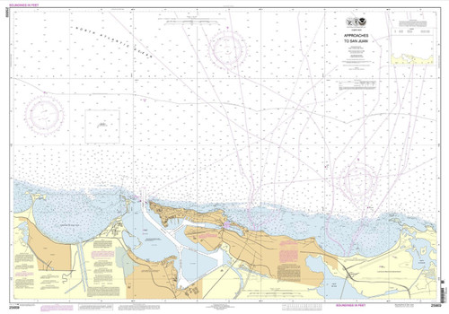 Chart 25669: Approaches to San Juan Harbor