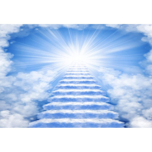 10x8ft Heaven Backdrop Stairs to Heaven Paradise God Bless Backdrop Banner Heaven Sent Theme Background Decor Holy Light Blue Sky Clouds Church Events Memory Backdrop Rest in Peace Backdrop 10x8ft Heaven Backdrop Stairs to Heaven Paradise God Bless Backdrop Banner Heaven Sent Theme Background Decor Holy Light Blue Sky Clouds Church Events Memory Backdrop Rest in Peace Backdrop