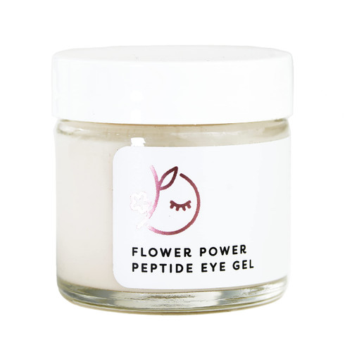 Peptide + Bakuchiol Eye & Face Gel - Flower Power Retinol Alternative - Natural Clean Squalane Fine Line and Wrinkle Eraser Cream Peptide + Bakuchiol Eye & Face Gel - Flower Power Retinol Alternative - Natural Clean Squalane Fine Line and Wrinkle Eraser Cream