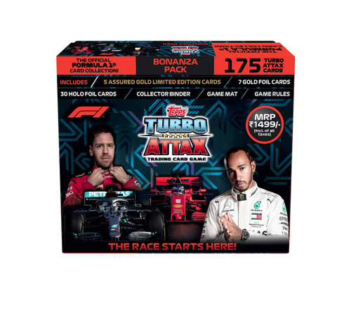 F1 Turbo Attax Trading Card Game Bonanza Pack