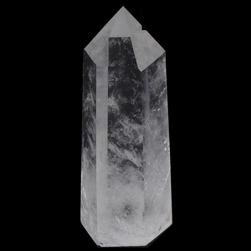 Room Decoration 1PC Natural Crystal Clear Quartz Transparency Quartz Point Stone Hexagonal Prisms Obelisk Wand Stone Home Decor (Color : 3)