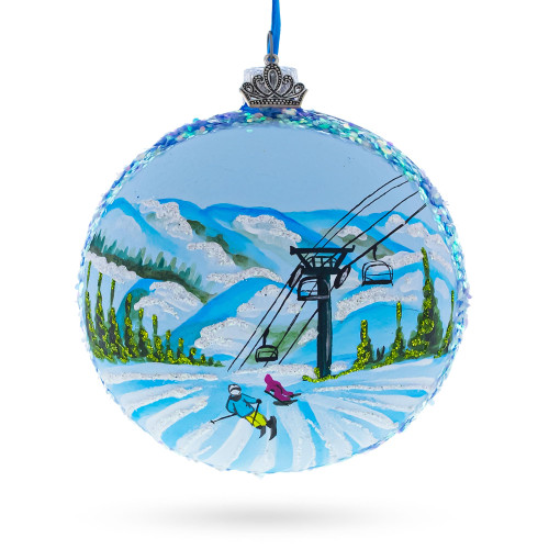 Deer Valley Ski Resort, Park City, Utah, USA Glass Ball Christmas Ornament Deer Valley Ski Resort, Park City, Utah, USA Glass Ball Christmas Ornament