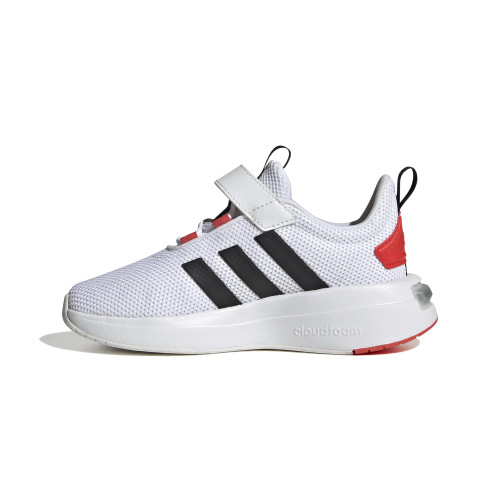 Racer TR23 Sneaker, White/Core Black/Bright Red, 6.5 US Unisex Big Kid