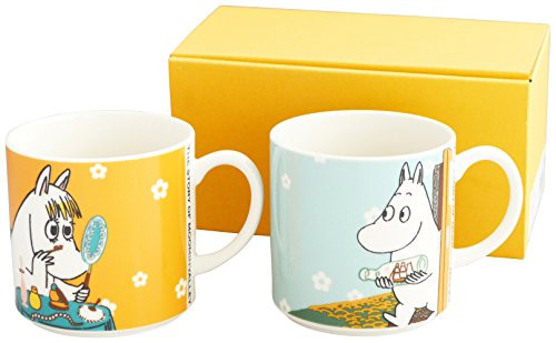 YamaKa shopping Moomin Moomin Pair Mug Moomin Flowlen MM281 / 2-13