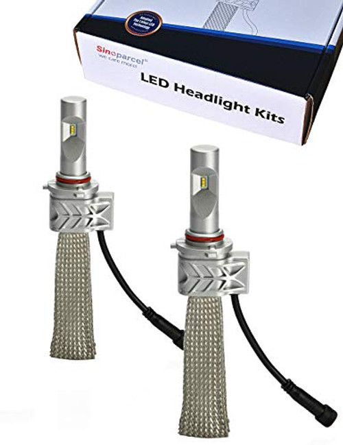 9005 LED Headlight Bulb, Sinoparcel HB3 High Beam 8000LM per Set Conversion Kits - 2 Yr Warranty