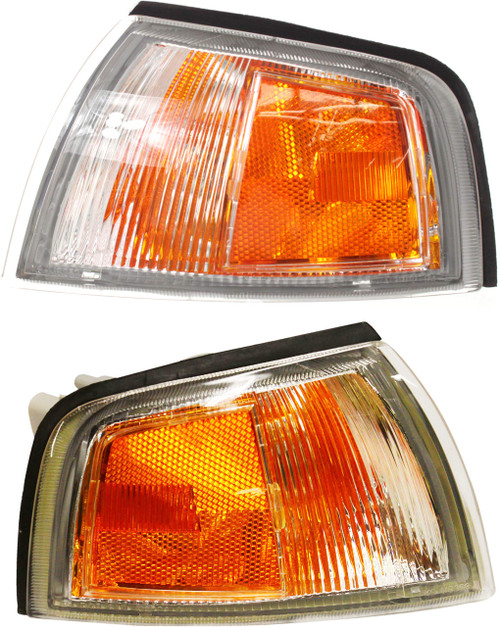 Driver and Passenger Side Corner Light Set of 2 Compatible with 1997-2002 Mitsubishi Mirage - MI2520108, MI2521108