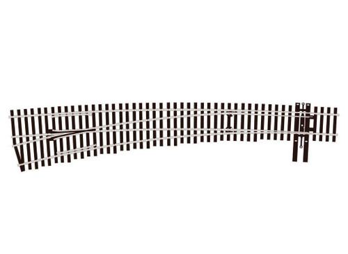 Peco HO Scale Code 83 Insulfrog #7 Left-Hand Turnout