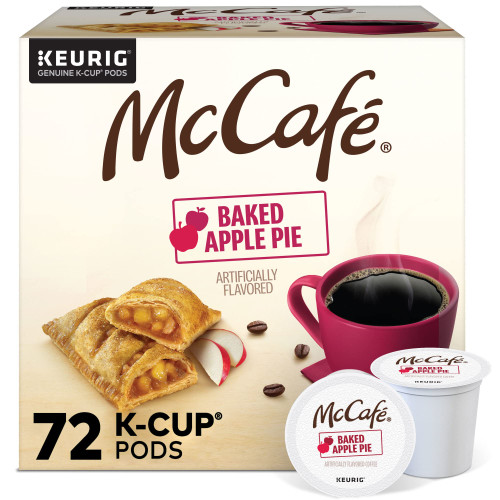 Baked Apple Pie Coffee, Keurig Single Serve K-Cup Pods, 72 Count (6 Packs of 12)