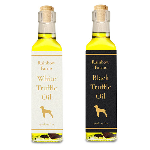 Truffle oil Real Truffles and Cold Pressed Californian Extra Virgin Olive Oil (White & Black Truffle Set of 2x 250ml (8.5oz)) Truffle oil Real Truffles and Cold Pressed Californian Extra Virgin Olive Oil (White & Black Truffle Set of 2x 250ml (8.5oz))