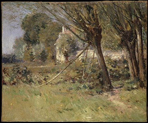Wall Art Print entitled Theodore Robinson (American, 1852-1896). Willows, by Celestial Images | 29 x 24