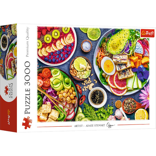 33077 Puzzle 3000 Pieces, Coloured