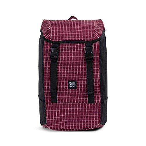 Herschel Iona Backpack, Windsor Wine Grid/Black