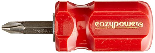 Eazypower 05601 Tub of 15  Red #2 Phillips /#2 Phillips 3-Inch Stubby Handle Screwdriver