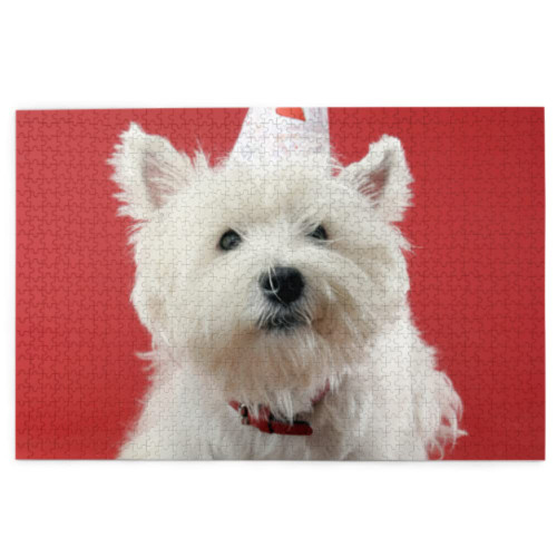 Jigsaw Puzzle 1000 Piece,Wooden Puzzle Games for Adults,Perfectly Picture Puzzle West Highland White Terrier Birthday Party,Fun Indoor Puzzle Activity Jigsaw Puzzle 1000 Piece,Wooden Puzzle Games for Adults,Perfectly Picture Puzzle West Highland White Terrier Birthday Party,Fun Indoor Puzzle Activity
