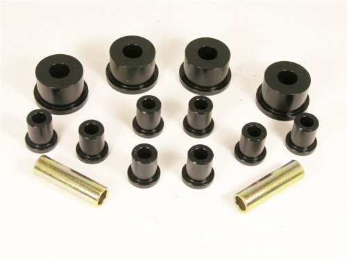 Prothane 4-1001-BL Black Rear Spring Eye and Shackle Bushing Kit