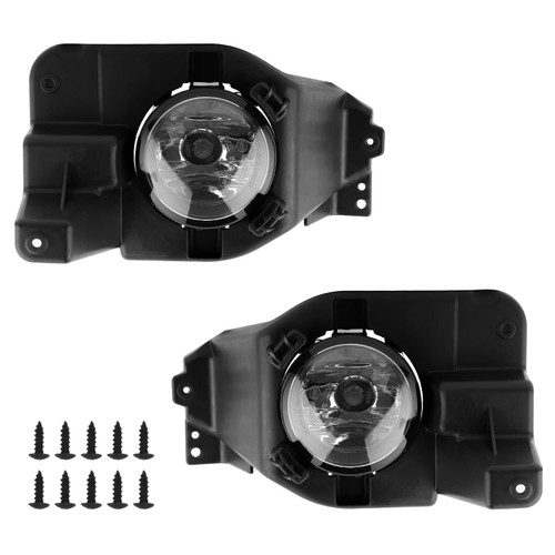 , Fog Light for 2013 2014 2015 Explorer Pair Front Fog Lights Clear Lens Bumper Lamps with H11-12V 55W Bulbs Fl7097
