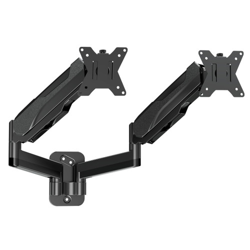 Dual Monitor Wall Mount for 2 Max 32 Inch Computer Screen, Fully Adjustable Gas Spring Double Monitor Arm, Wall Mounted Monitor Holder Support 2.2-17.6lbs Display, VESA Bracket 75x75, 100x100 Dual Monitor Wall Mount for 2 Max 32 Inch Computer Screen, Fully Adjustable Gas Spring Double Monitor Arm, Wall Mounted Monitor Holder Support 2.2-17.6lbs Display, VESA Bracket 75x75, 100x100
