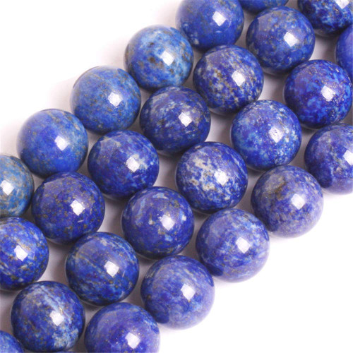 Lapis Lazuli Beads for Jewelry Making Natural Gemstone Semi Precious 16mm Round 15"