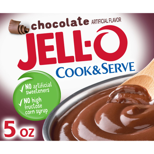 Cook & Serve Chocolate Pudding & Pie Filling Mix (24 ct Pack, 5 oz Boxes)