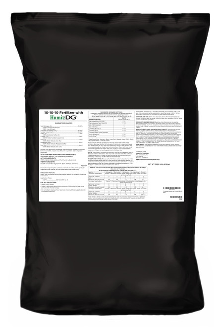 Professional 10-10-10 Fertilizer with Micronutrients 2% Iron and 7% Humic (5,000 sq ft)