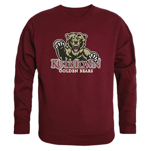 Kutztown University of Pennsylvania Golden Bears College Crewneck Tee T-Shirt - Maroon, X-Large
