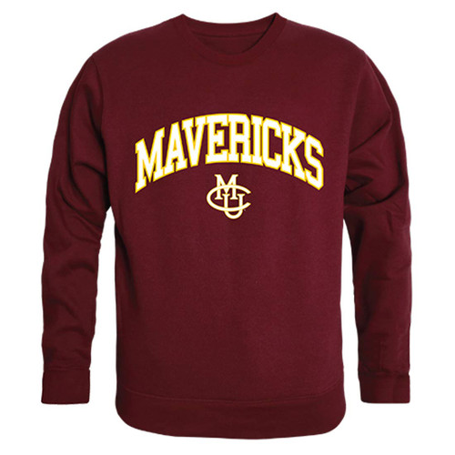 Colorado Mesa University Mavericks NCAA Campus Crewneck Sweatshirt - Large, Maroon