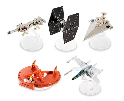 Star Wars Starships Original Concept Series 5-Pack: Millennium Falcon, X-Wing, TIE Fighter, Landspeeder, Star Destroyer
