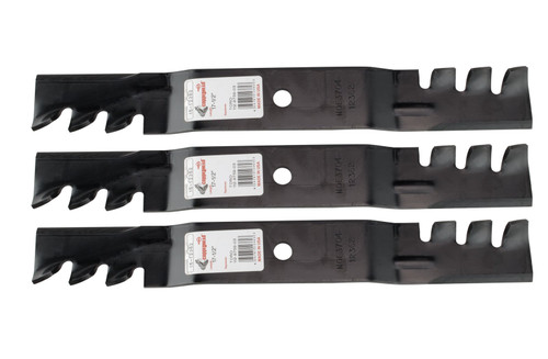 3 Copperhead Toothed Mulching Mower Blades Fit Toro Timecutter Z 5000 Series 50 Deck 112-9759-03 110-6837-03