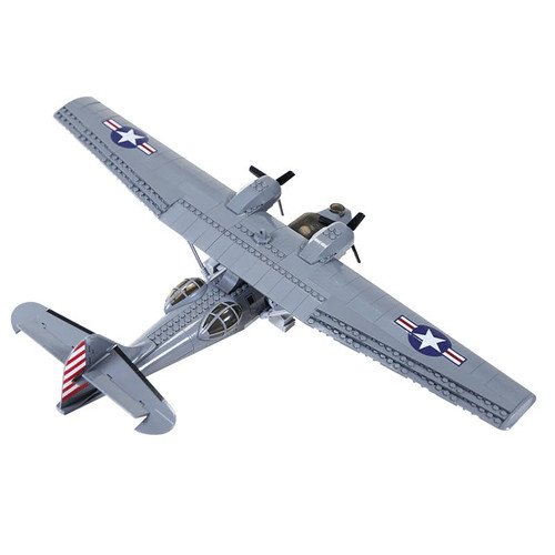 PBY-5A Fighter Military Series Building Bricks Set with Figure (364 Pcs) Air-Force Build Blocks Toy, Gift for Adult PBY-5A Fighter Military Series Building Bricks Set with Figure (364 Pcs) Air-Force Build Blocks Toy, Gift for Adult