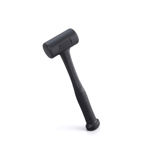 1.5lbs Rubber Dead Blow Hammer, Professional Mallet Tool Black