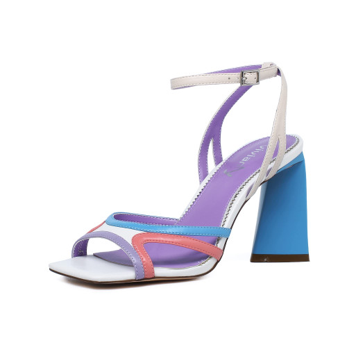 Womens Sandals Square Open Toe Chunky High Heel Strappy Ankle Strap Heels Sandals for Women Cute Party Work Shoes Womens Sandals Square Open Toe Chunky High Heel Strappy Ankle Strap Heels Sandals for Women Cute Party Work Shoes