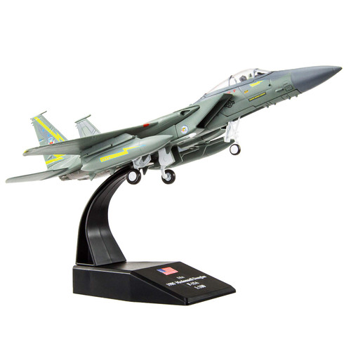 1/100 Scale F-15 Eagle Fighter Attack Plane Diecast Military Models Metal Airplane Models for Collection or Gift