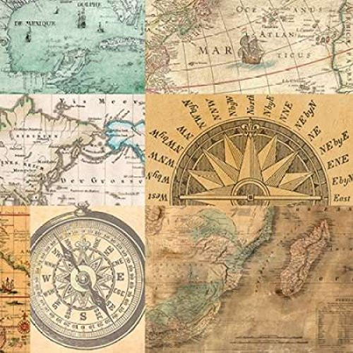 Cahiers de voyage III Poster Print by Joannoo, (24 x 24)