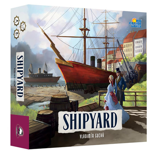 : Shipyard 2nd Edition - Strategy Board Game, 19th Century Shipbuilding, Economic & Worker Placement, Age 14+, 1-4 Players, 90-120 Min