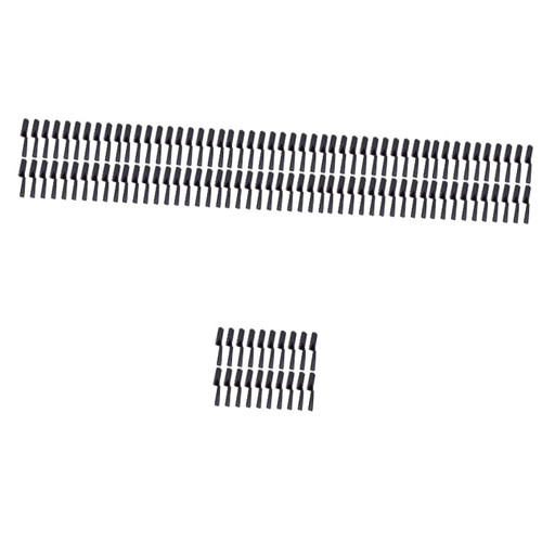 120 Pcs Hair Comb Beard Styling Tool Hair Dye Brush Hair Color Dyeing Comb Hair Highlight Comb Beard Tools Hair Dye Tools Tail Dye Brush Barber Tool Modeling Pp Hairdressing Tool