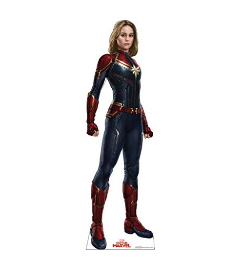 Advanced Graphics Captain Marvel Life Size Cardboard Cutout Standup - Captain Marvel (2019 Film) Advanced Graphics Captain Marvel Life Size Cardboard Cutout Standup - Captain Marvel (2019 Film)