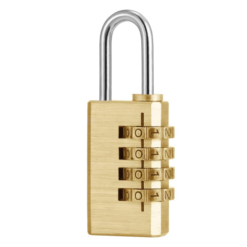 Lock 4 Dial Digit Password Lock Metal Combination Padlock Password Locks Padlock Travel Safe Anti-Theft for Drawer File Cabinet Lock Locker Lock Padlocks (Color : C)