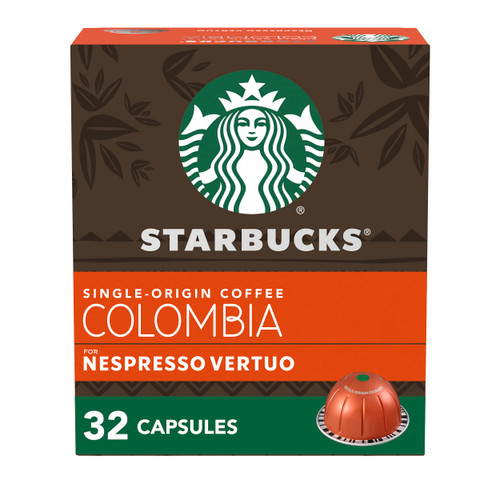 by Nespresso Medium Roast Single-Origin Colombia Coffee (32-count single serve capsules, compatible with Nespresso Vertuo Line System)