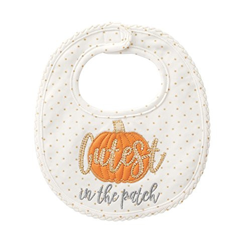 Mud Pie Cutest Pumpkin Applique Bib