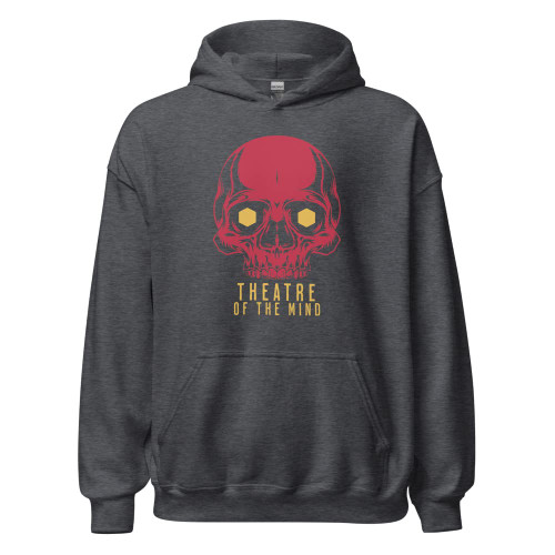 | Theatre of the Mind Hoodie (Unisex) | Tabletop Roleplaying Game Gift, Dragon Dungeon Shirt Dark Heather